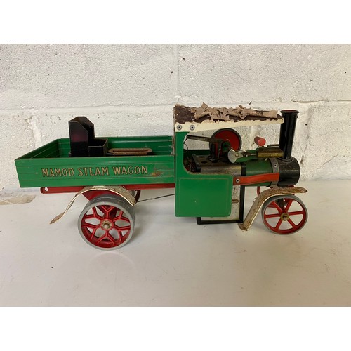 831 - Vintage Mamod Steam Wagon