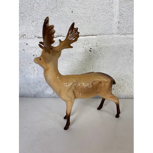 849 - Vintage Beswick stag standing 20 cms tall