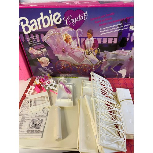 646 - Vintage 1990s Barbie Magic House and Crystal Horse playsets