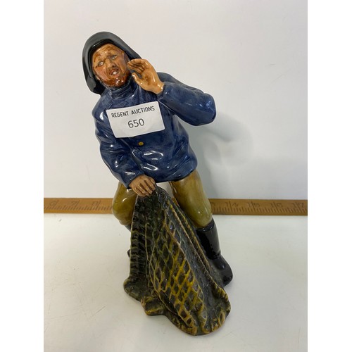 650 - 2 Royal Doulton fisherman Figures, HN2257 