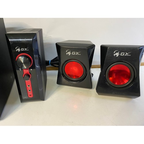 691 - Genius GX gaming speaker/subwoofer set