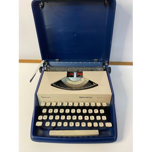 710 - 2 x vintage portable typewriters, Remington EnvoyIII and a Olivetti Letters 32