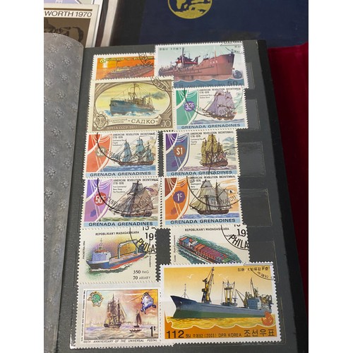 742 - Collection of stamps in album and First Day Covers.