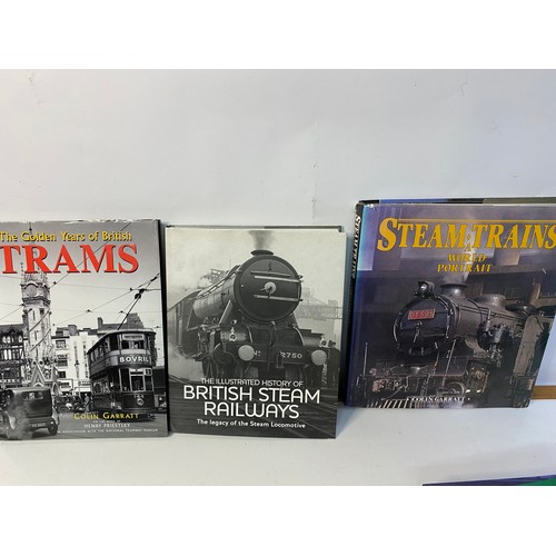 755 - 2 boxes of assorted Railway books