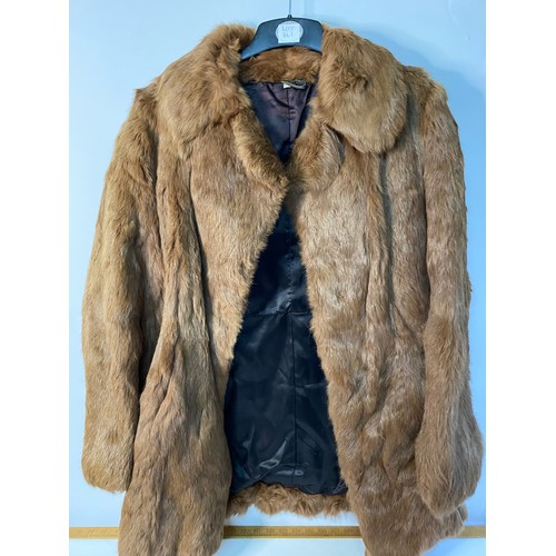 761 - Selection of 3 vintage fur coats.