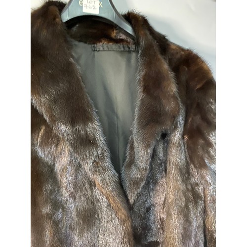 762 - Selection of 3 vintage fur coats.