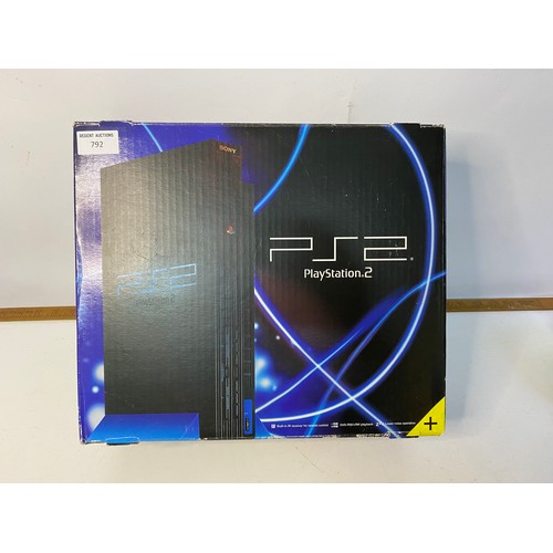 792 - Boxed Sony Playstation 2 {SCPH-50003} in pristine condition. Fully working with controller and new m... 