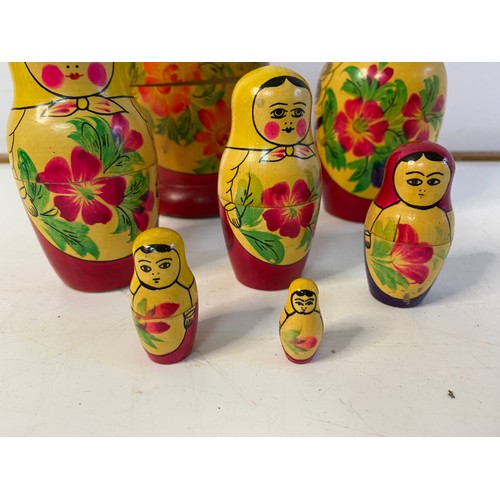 849 - Vintage Russian 7 piece nesting doll