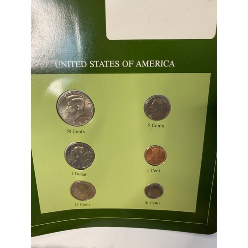 856 - Selection of foreign coins, Ireland, Holland, Canada, Italy, Germany, USA etc