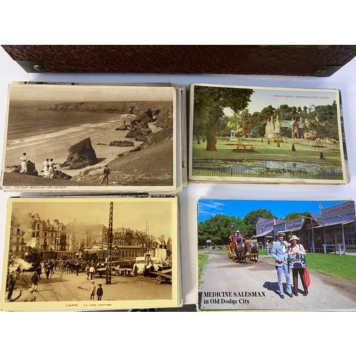 594 - Box of approximately 6-700 postcards.