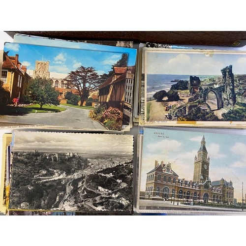 594 - Box of approximately 6-700 postcards.