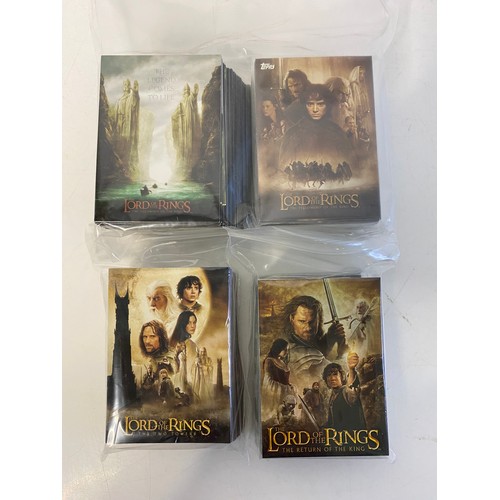 970 - 4 Topps The Lord of the Ring card sets. The Fellowship of the Ring, TheFellowship of the Ring Update... 