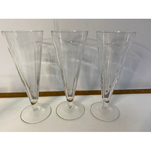 924 - Selection of crystal glasses including Waterford Crystal Jasper Conrad 