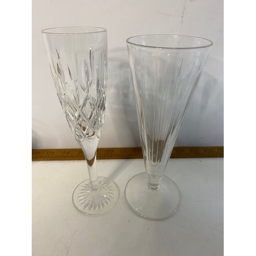 924 - Selection of crystal glasses including Waterford Crystal Jasper Conrad 