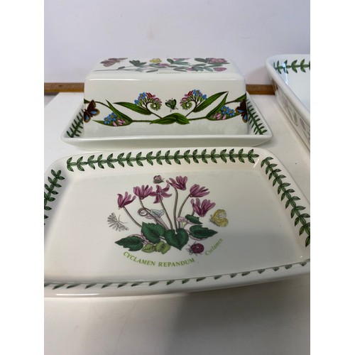 925 - Selection of Portmeirion Botanic Garden Tableware including Lathyrus Odoratus Sweet Pea Lasagna dish... 