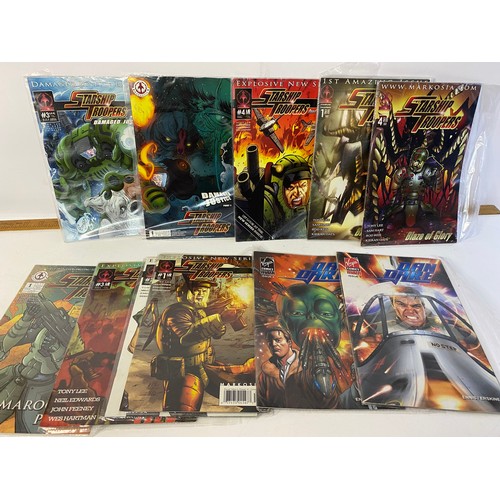 998 - 2 Dan Dare and 9 Starship Troopers comics [2006/2009]