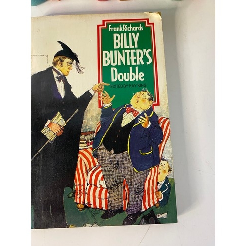 607 - Box of vintage Billy Bunter books 7 of which are 1st Editions.