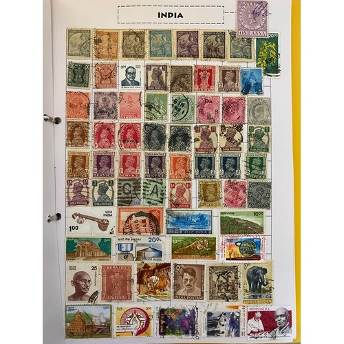 624 - Large stamp collection in 12 folders.