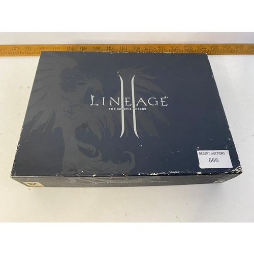 666 - Lineage II The Chaotic Throne Limited collectors edition PC game