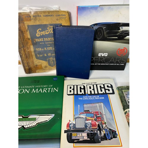 548 - Collection of vintage Haynes manuals and other car books.