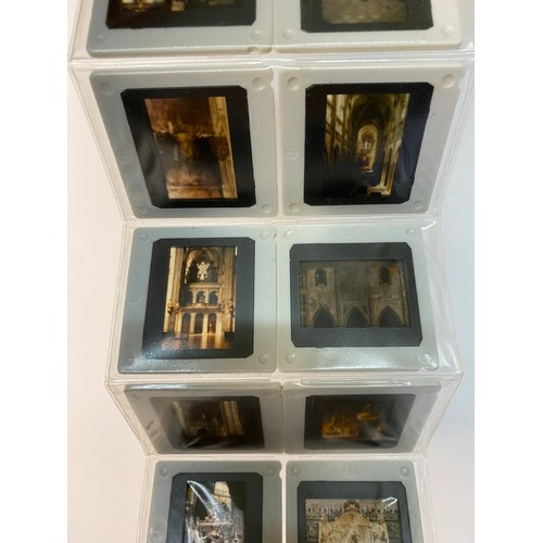 588 - Selection of vintage 35mm slides and viewfinder.