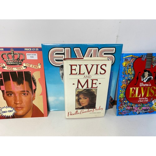 590 - Collection of Elvis memorabilia.