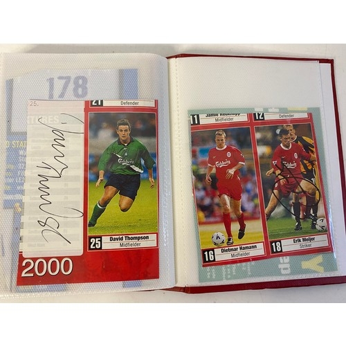 562 - Hand signed football autographs from Paul Scoles, Craig Burley, Keiran Richardson, George Wood, Kevi... 