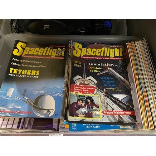 667 - Approx 180 issues of Spacefight Magazine from 1970's-1990's