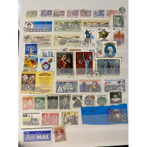 742 - Collection of stamps in album and First Day Covers.