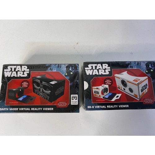 809 - Star Wars Build Your Own At-At activity tin, water bottle and 2 virtual reality viewers.