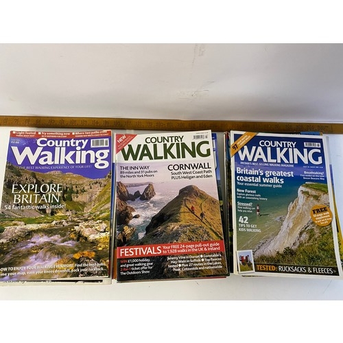 815 - Collection of 30 x Country Walking magazines 90's and 0's