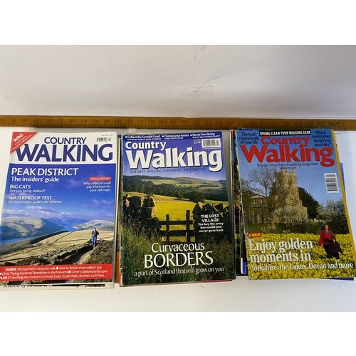 815 - Collection of 30 x Country Walking magazines 90's and 0's