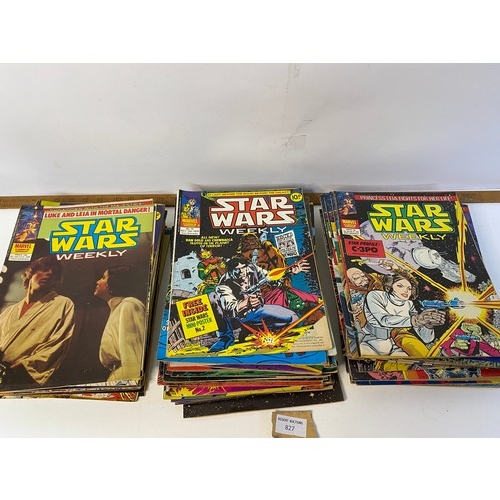 827 - Issues 3-117 Marvel Star Wars Weekly comics from 1970's and 1980's. Missing 116, 90-96, 80,79, 74, 3... 