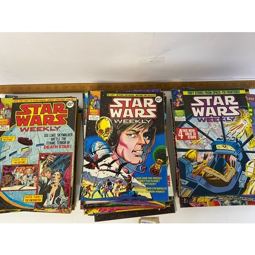 827 - Issues 3-117 Marvel Star Wars Weekly comics from 1970's and 1980's. Missing 116, 90-96, 80,79, 74, 3... 