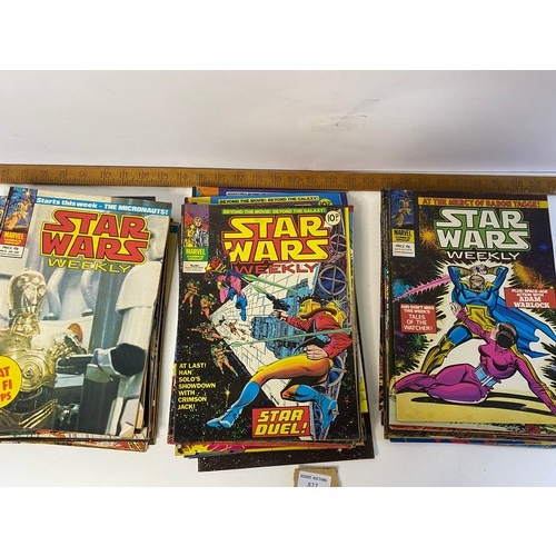 827 - Issues 3-117 Marvel Star Wars Weekly comics from 1970's and 1980's. Missing 116, 90-96, 80,79, 74, 3... 