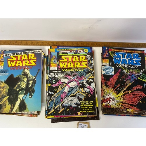 827 - Issues 3-117 Marvel Star Wars Weekly comics from 1970's and 1980's. Missing 116, 90-96, 80,79, 74, 3... 