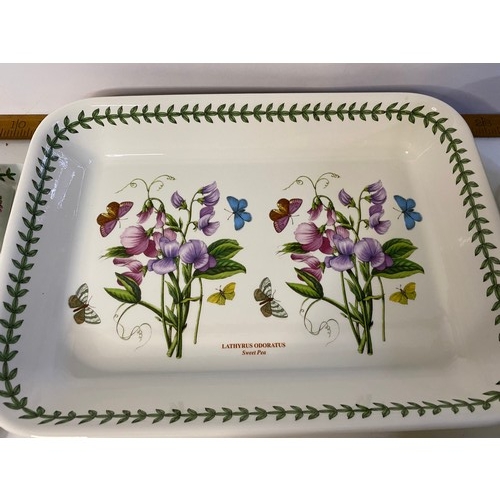 925 - Selection of Portmeirion Botanic Garden Tableware including Lathyrus Odoratus Sweet Pea Lasagna dish... 