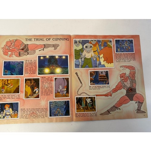 961 - Vintage Thundercats sticker album complete made in 1986 by Panini