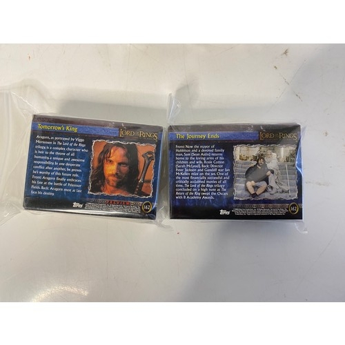 970 - 4 Topps The Lord of the Ring card sets. The Fellowship of the Ring, TheFellowship of the Ring Update... 