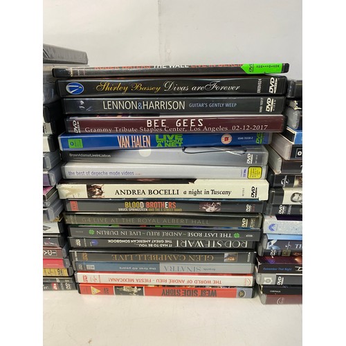 106 - Box of Music and Concert DVD's including Rock and Pop.