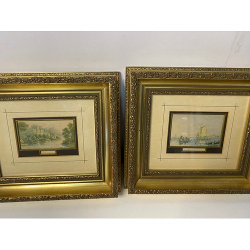 158 - Collection of framed c1830s/40 prints and engravings including an 1880's Randolph Caldecott print.