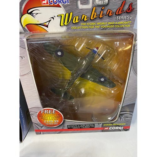 12 - 3 die cast model aircraft.