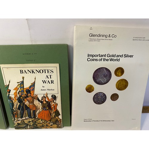 29 - Various books and catalogues on collecting coins and banknotes.