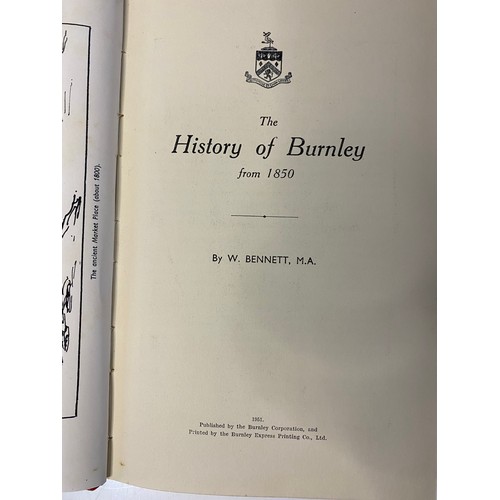 77 - History of Burnley, 4 volume book set