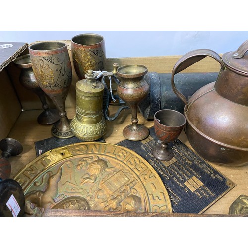 93 - Assortment of Brass and Metalware