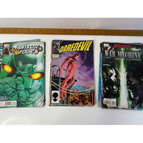 7 - Collection of Marvel comics including Daredevil, The Hood, Xmen, Wolverine, Iron Man, etc