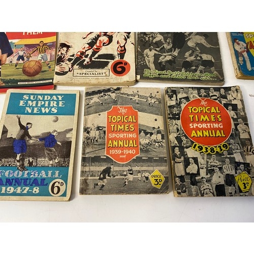 53 - Vintage 1930's football annuals/handbooks etc