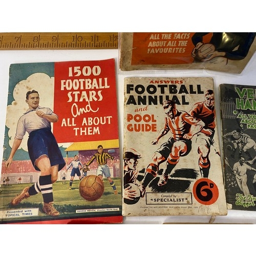 53 - Vintage 1930's football annuals/handbooks etc