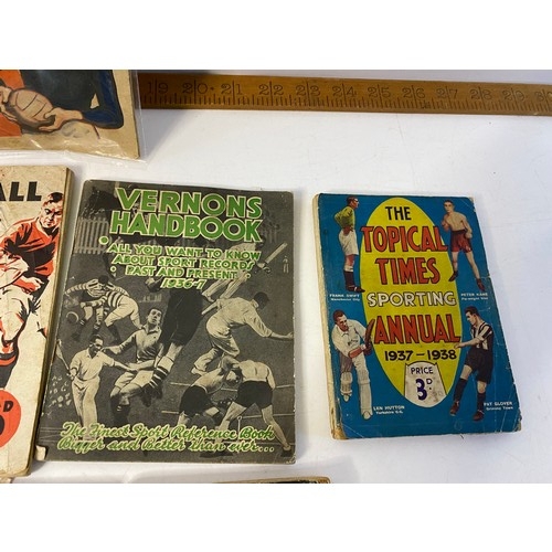 53 - Vintage 1930's football annuals/handbooks etc