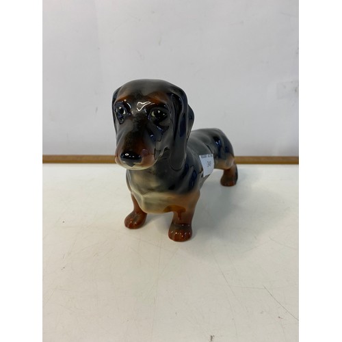 349 - Large Beswick Dachshund measuring 23 cms long